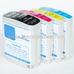 Compatible ink cartridges HP10(C4841A,C4842A,C4843A,C4844A)